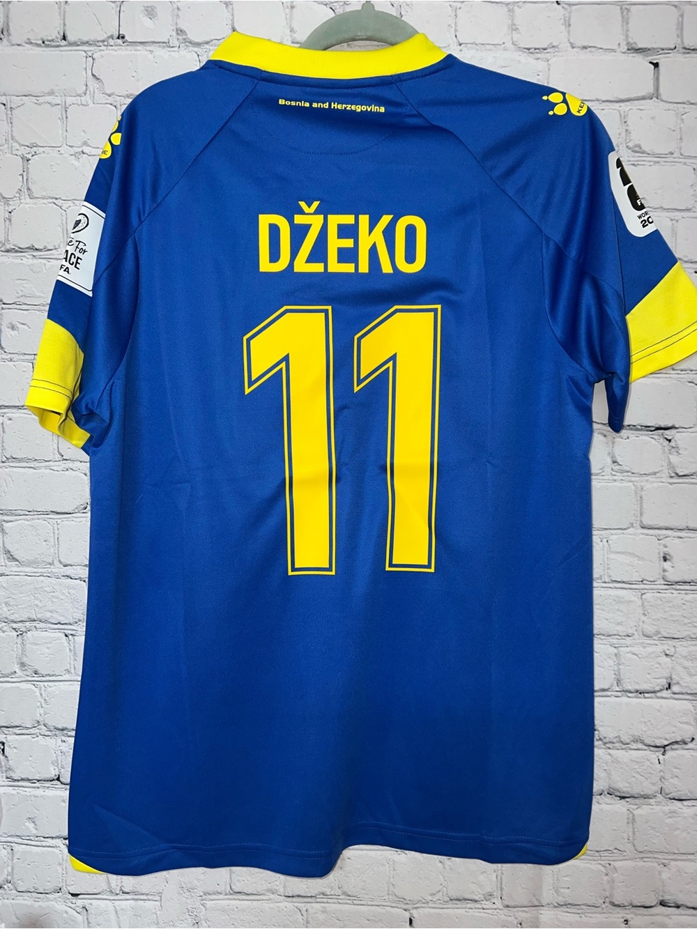 Dzeko #11 Bosnia and Herzegovina Home World Cup Soccer Jersey 2026  NWT ⚽️🔥
